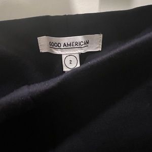 Good American Scuba Slim Zip Up Pants Size 2